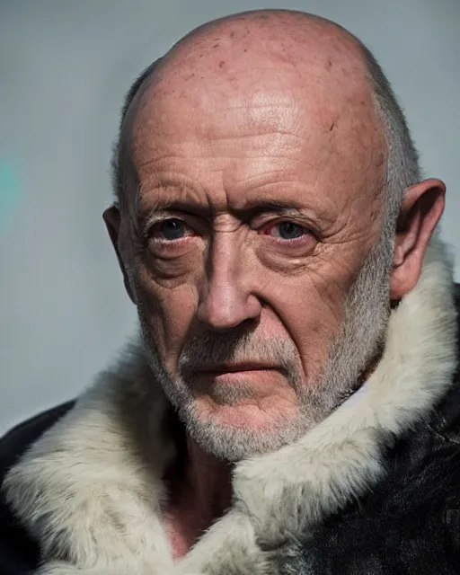 Prompt: jonathan banks cast as vesemir in the witcher netflix series