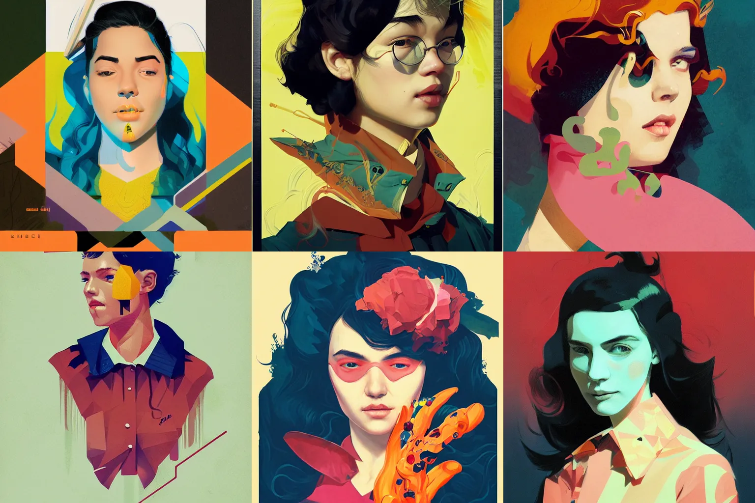 Prompt: student portrait, by Sachin Teng + Karol Bak + Rolf Armstrong