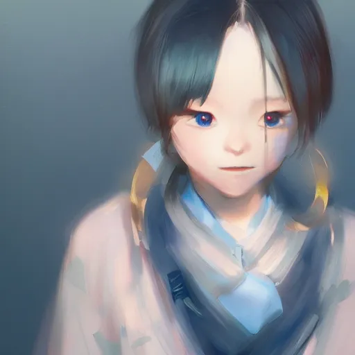 Image similar to beautiful huggy-wuggy from poppy-playtime the video game, digital painting by Hiyao Miyazaki, Studio Ghibli, Yanjun Cheng, portrait, cinematic lighting, highly detailed, concept art, Atmosphere, illustration, smooth, sharp focus, editor's pickup, trending on artstation, trending on deviantart