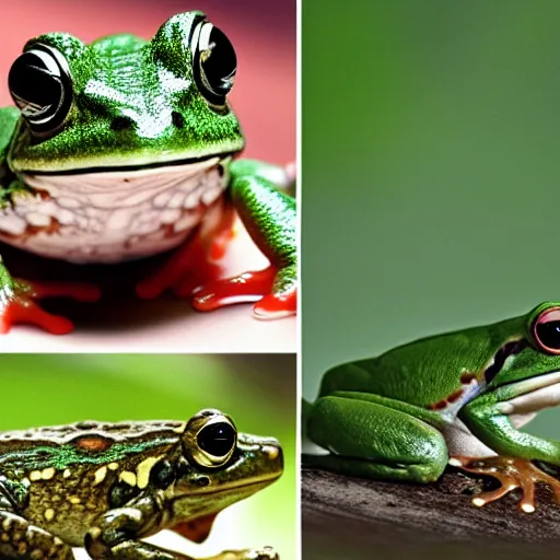 Image similar to metamorphosis of a frog