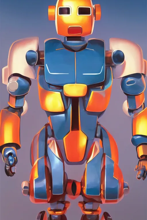 Image similar to metabots medabots medarotto medarot robot minimalist comics, behance hd by jesper ejsing, by rhads, makoto shinkai and lois van baarle, ilya kuvshinov, rossdraws global illumination ray tracing hdr radiating a glowing aura