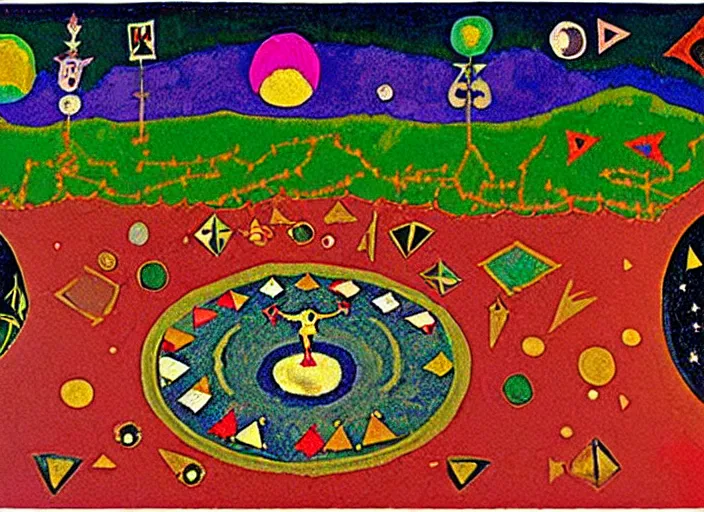 Image similar to pixel decollage painting tarot lovers card composition tower of babel road red armor wonky alien frog and maggot vampire clown knight on a skeleton pale horse in a dark green cloudy night sky with golden foil jewish stars and diamonds, mountain lake and blossoming field in background, painted by Mark Rothko, Helen Frankenthaler, Danny Fox and Hilma af Klint, pixelated, neo expressionism, semi naive, pastel colors, cinematic, color field painting, cave painting, voxel, pop art look, outsider art, minimalistic. Bill Traylor painting, part by Philip Guston, Amano and Francis Bacon. art by Adrian Ghenie and Storm Thorgerson, very coherent symmetrical artwork, cinematic, hyper realism, high detail, octane render, unreal engine, Smooth gradients, depth of field, full body character drawing, extremely detailed, 8k, extreme detail, intricate detail, masterpiece