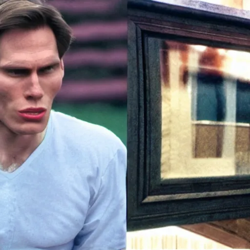 Image similar to Live Action Still of Jerma in The Truman Show, real life, hyperrealistic, ultra realistic, realistic, highly detailed, epic, HD quality, 8k resolution, film still