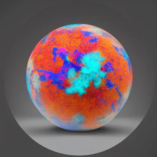 Image similar to explosion of colors, marble, filament, 8 k, vivid colors