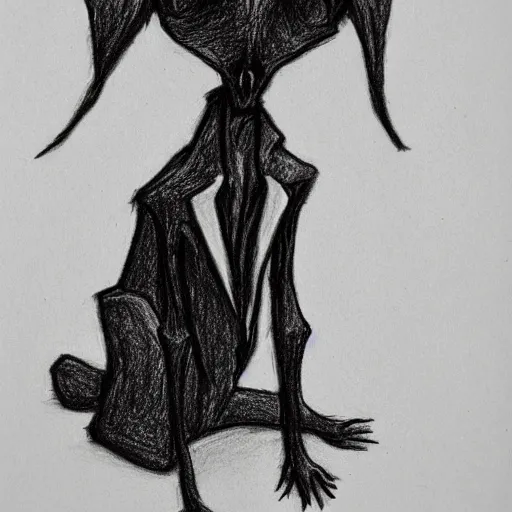 Prompt: drawing of a dog in the style of corpse bride