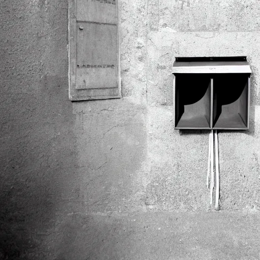 Image similar to bat box designed by Le Corbusier