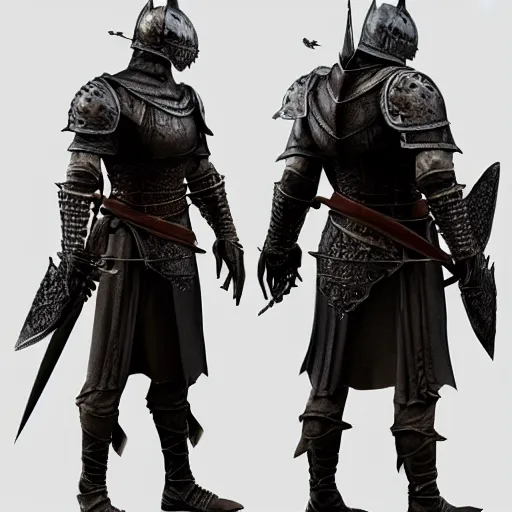 different views of medieval knights, concept art by | Stable Diffusion