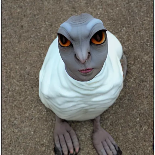 Image similar to bingus, sphinx cat, staring at you from sky