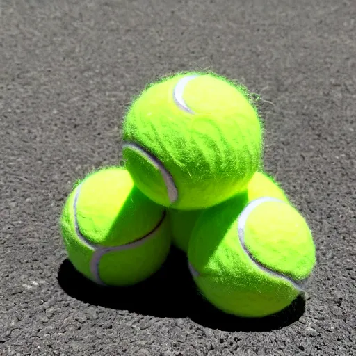 Image similar to tennis ball monster, tennis ball monster highly detailed, extremely high quality, hd, 4 k, 8 k, professional photographer, 4 0 mp, lifelike, top - rated, award winning, cinematic, realistic, detailed lighting, detailed shadows, sharp, no blur, edited, corrected, trending by basil gogos