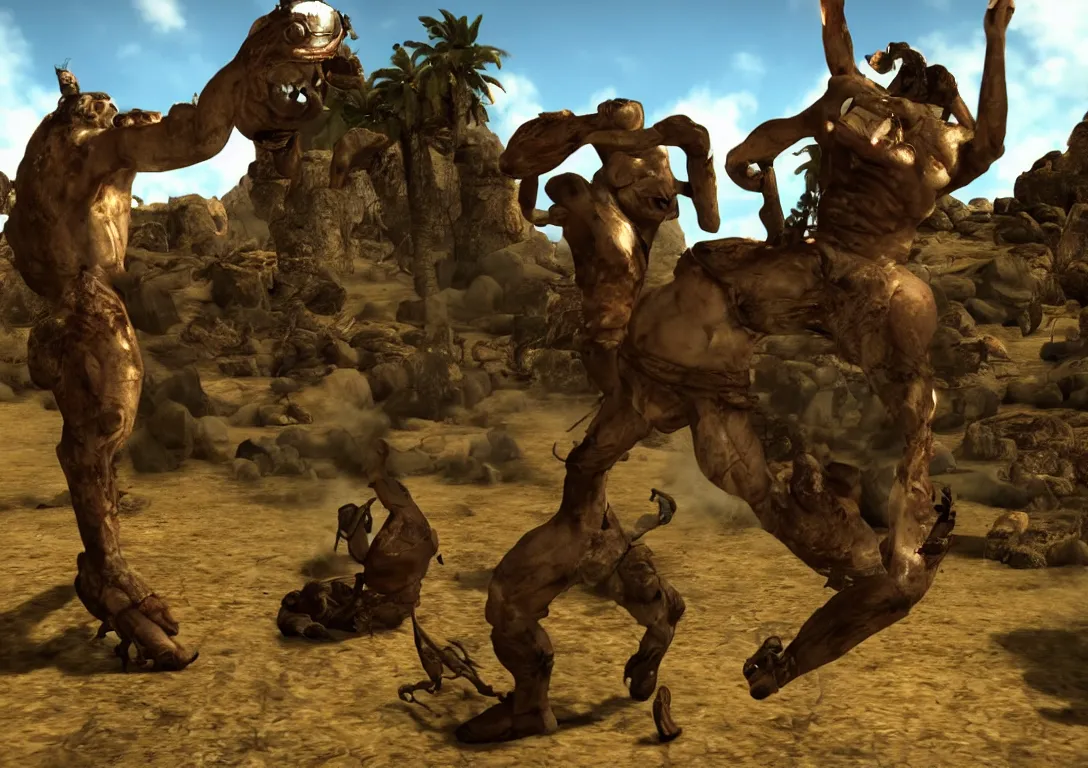 Prompt: Serious Sam screen shot