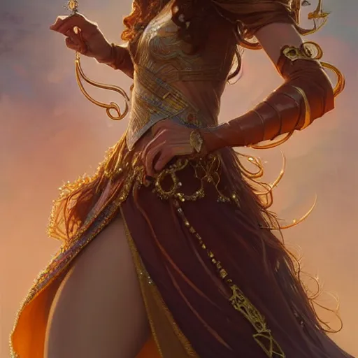 Prompt: Zendaya as a fantasy princess, D&D, fantasy, intricate, elegant, highly detailed, digital painting, artstation, concept art, matte, sharp focus, illustration, art by Artgerm and Greg Rutkowski and Alphonse Mucha