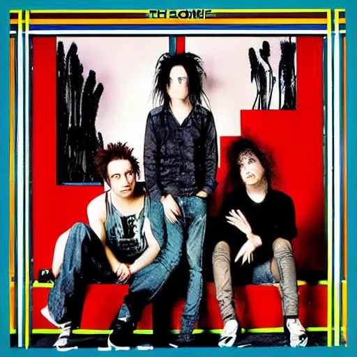 Prompt: the cure album art