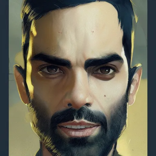 Image similar to A portrait of Rahul Kohli, star wars art, art by greg rutkowski, matte painting, trending on artstation