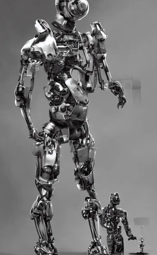 Image similar to sci - fi, human - robot concept, high definition, biorobot