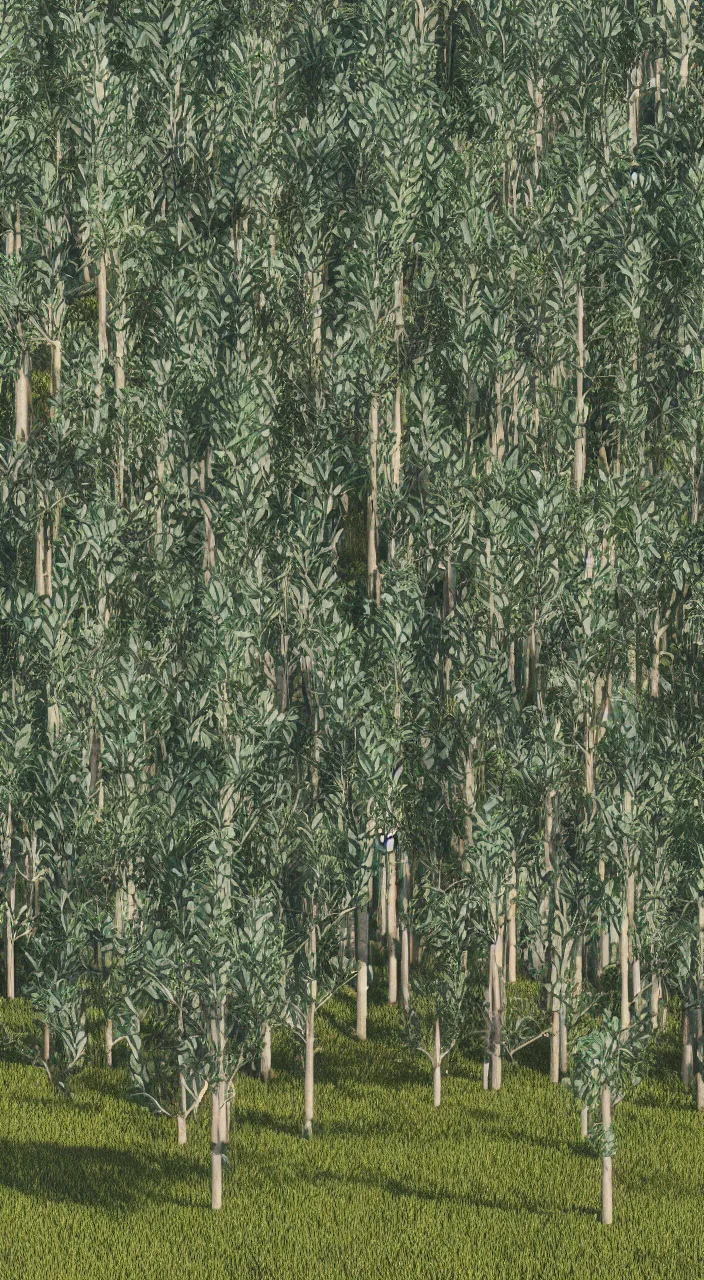 Prompt: a ceramic still distilling eucalyptus into a liquid, eucalyptus forest, infrastructure, octane, 3 d model