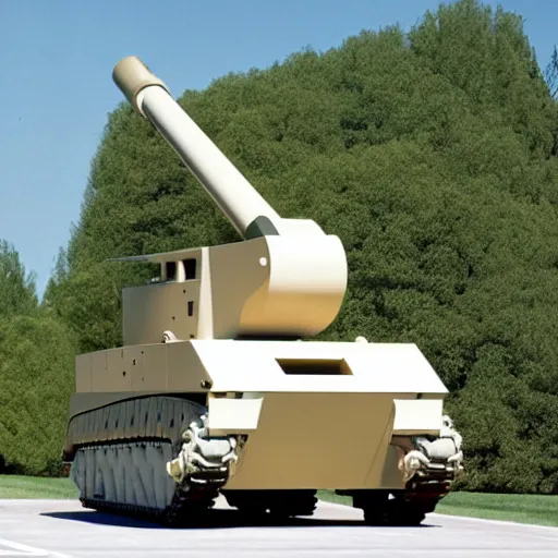 Image similar to jonathan ive dieter rams self propelled howitzer