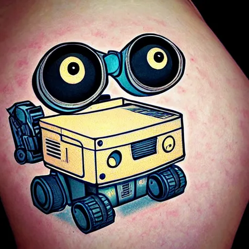 EVE and WALLE Tattoo  Best Tattoo Ideas Gallery