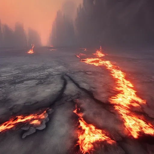 Image similar to Some say the world will end in fire, Some say in ice. From what I’ve tasted of desire I hold with those who favour fire. But if it had to perish twice, I think I know enough of hate To say that for destruction ice Is also great And would suffice, 8k