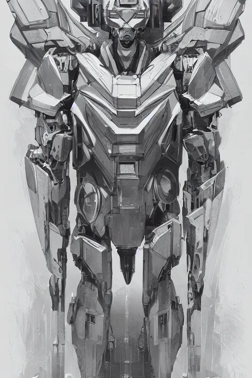 Image similar to very symmetrical!! full body illustrations of mecha, pen and ink, moderately detailed, by james gurney, by greg rutkowski, concept art, wings, cyborg feathers, spread, cyborg wing, artstation, deviantart, pinterest