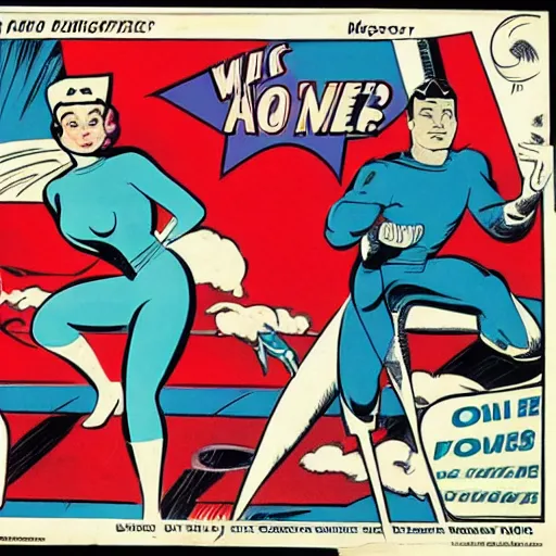 Image similar to color palette silver age comics