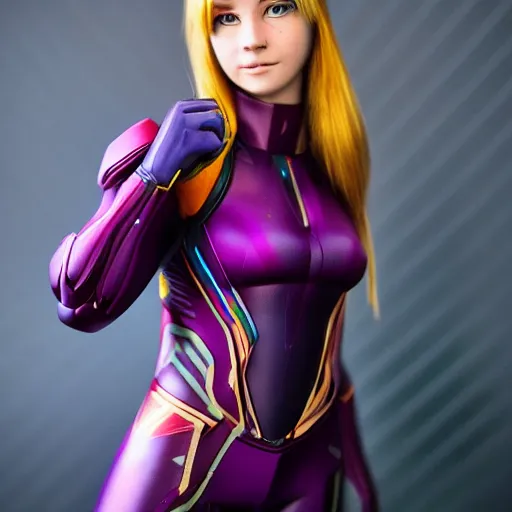 Image similar to Samus Aran, XF IQ4, 150MP, 50mm, f/1.4, ISO 200, 1/160s, natural light