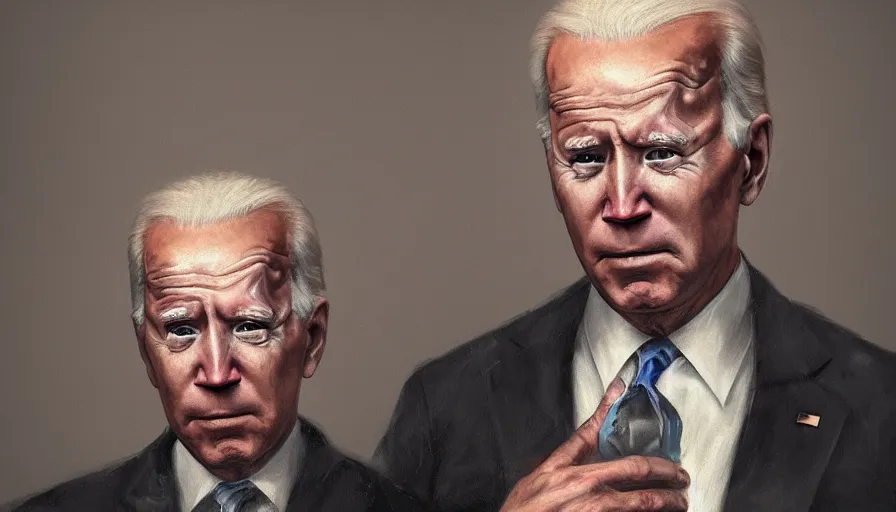 Prompt: Baroque painting of Joe Biden, hyperdetailed, artstation, cgsociety, 8k