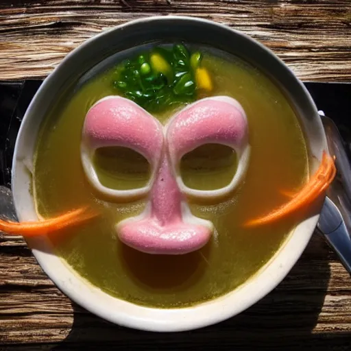 Image similar to face soup