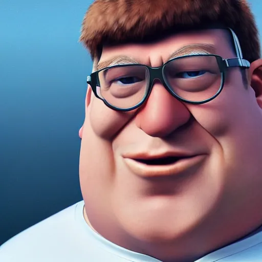 Prompt: hyperrealistic mixed media image of peter griffin from family guy, stunning 3 d render inspired art by istvan sandorfi and greg rutkowski, perfect facial symmetry, realistic, highly detailed attributes and atmosphere, dim volumetric cinematic lighting, 8 k octane extremely hyper - detailed render, post - processing, masterpiece,