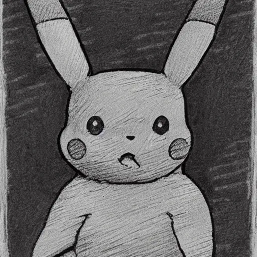 Prompt: pikachu drawn by leonardo da vinci