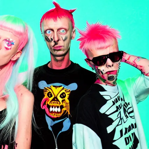 Image similar to die antwoord