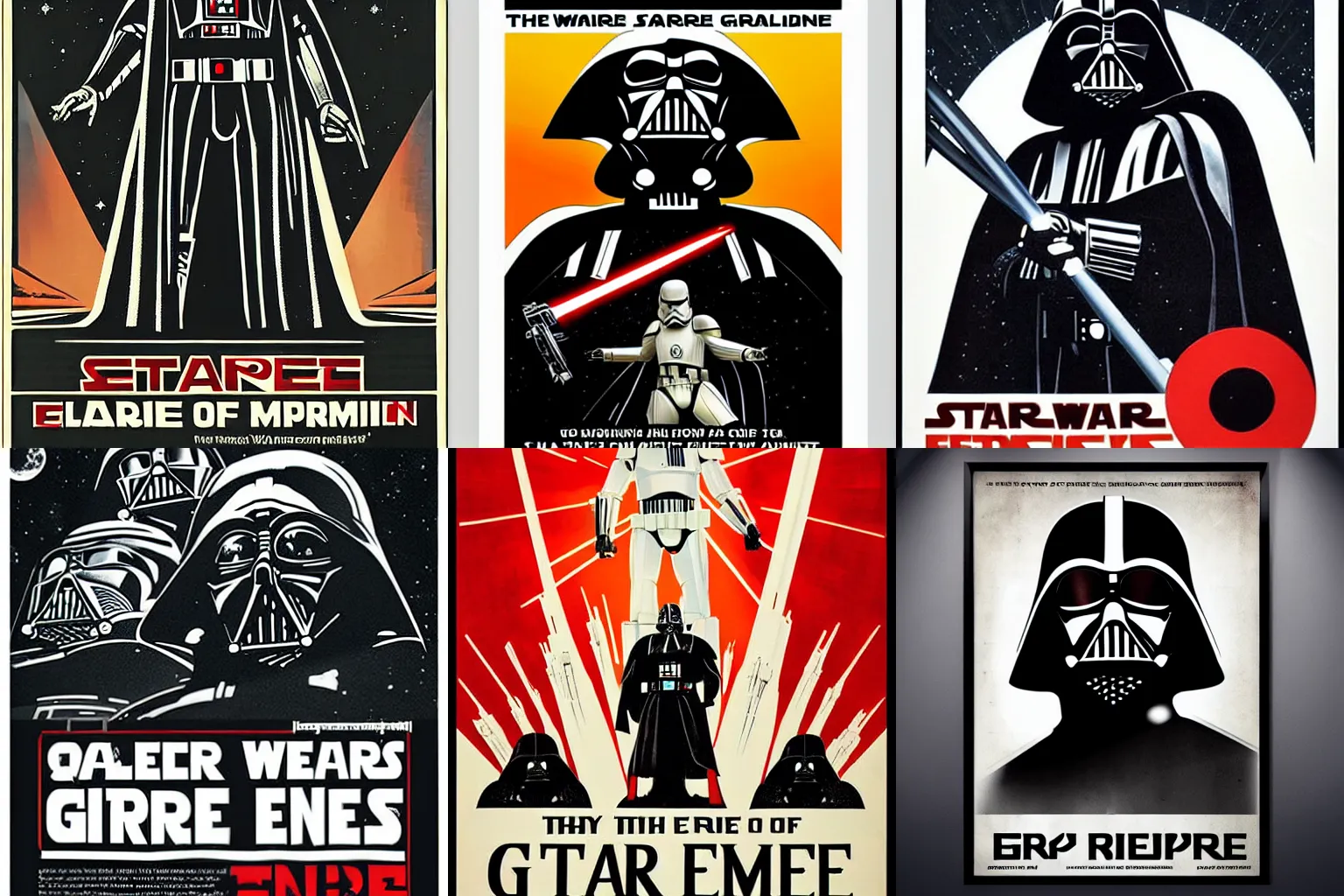 Prompt: star wars galactic empire propaganda poster