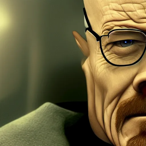 Prompt: Walter White is Emperor Palpatine, hyperdetailed, artstation, cgsociety, 8k