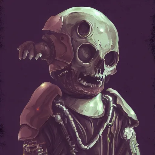 Image similar to undead astronaut, digital painting