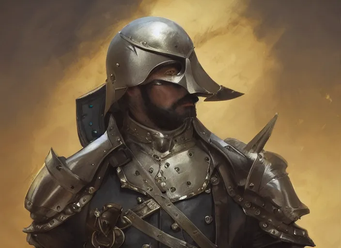 Image similar to 1 5 th century spanish soldier, game character concept art, wide view, high detailed, full perfect, symmetrical portrait, high detail, by craig mullins, peter mohrbacher, unreal engine, octane rendered, 8 k, dark beauty, trending on artstation