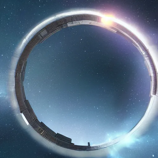 Image similar to interstellar gateway, vray