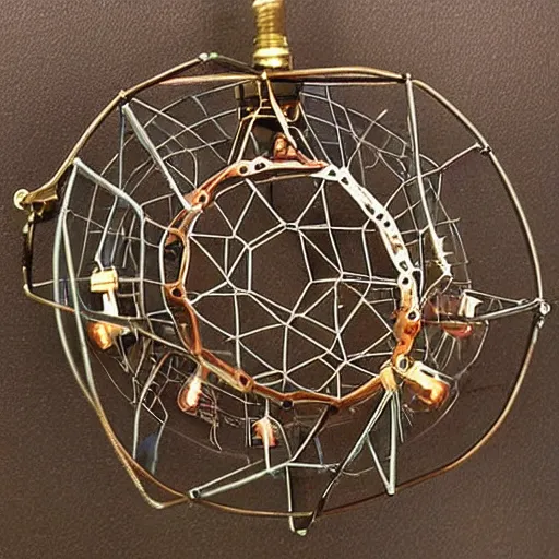 Image similar to high powered industrial next generation mechanical dream catcher