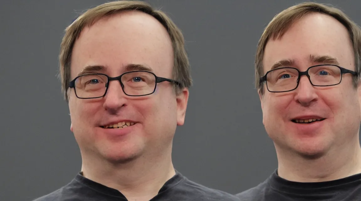 Image similar to vinil scale figure of Linus Torvalds, photo product