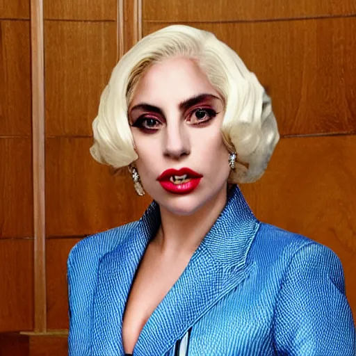 Prompt: senator lady gaga, official government photo