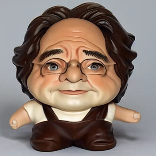 Image similar to Danny Devito as a cute Precious Moments porcelain figurine