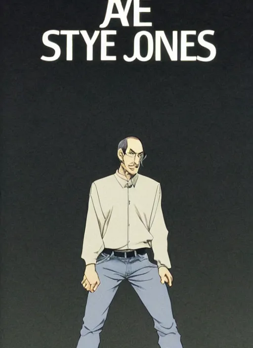 Image similar to official steve jobs manga, by katsuhiro otomo and hiroya oku and makoto yukimura