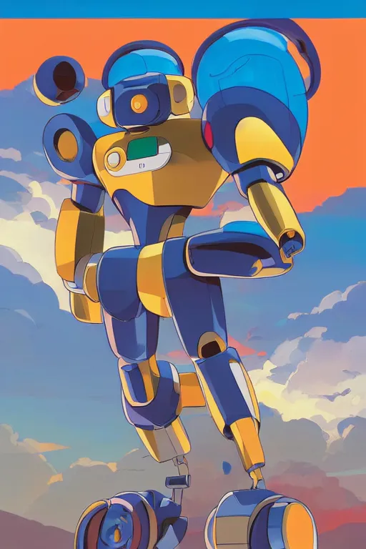 Image similar to metabots medabots medarotto medarot robot minimalist comics, behance hd by jesper ejsing, by rhads, makoto shinkai and lois van baarle, ilya kuvshinov, rossdraws global illumination ray tracing hdr radiating a glowing aura