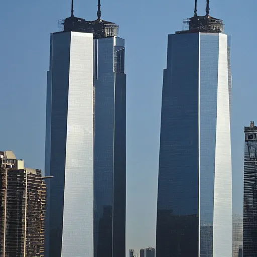 Prompt: a photograph photo of wtc twin towers in sao paulo city