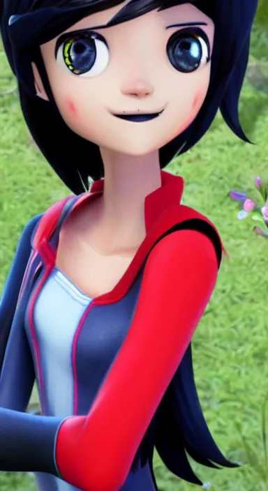 Image similar to Marinette from Miraculous ladybug