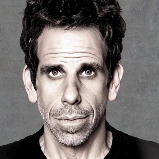 Image similar to an x - ray of ben stiller