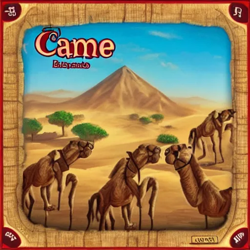 Image similar to camel up! Board game