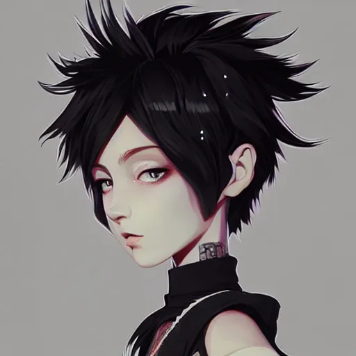 Prompt: pixie character with punk rock hair, elegant, highly detailed, digital painting, artstation, concept art, sharp focus, illustration, strong brush stroke, anime, sharp focus, ghibli studio, art by ilya kuvshinov, rossdraws