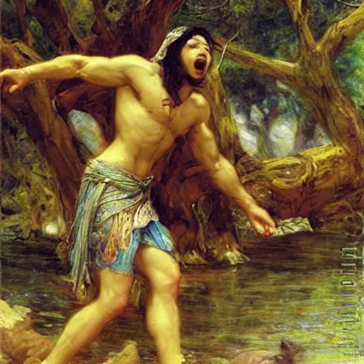 Prompt: fenrir frederick arthur bridgman