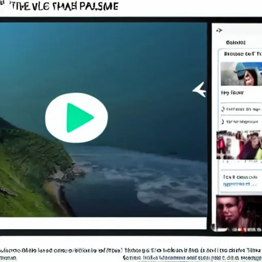 Image similar to screenshot of a paused youtube video