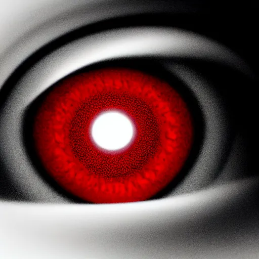 Image similar to a detailed extremely close up of inside the iris, cornea, red image, microscopic, extremely close up drawing by junji ito, cgsociety, generative art, lovecraftian, parallax, cosmic horror, extremely detailed, hyperrealism, unreal engine, octane render, award winning, masterpiece, highly detailed, realistic, 4 k, digital