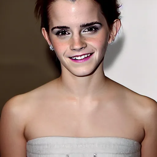 Image similar to Emma Watson smiling